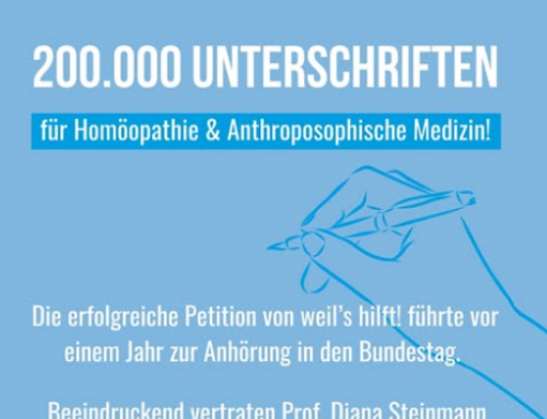 07. März 2025 – Vor genau einem Jahr: 200.000 Unterschriften für Homöopathie & Anthroposophische Medizin!